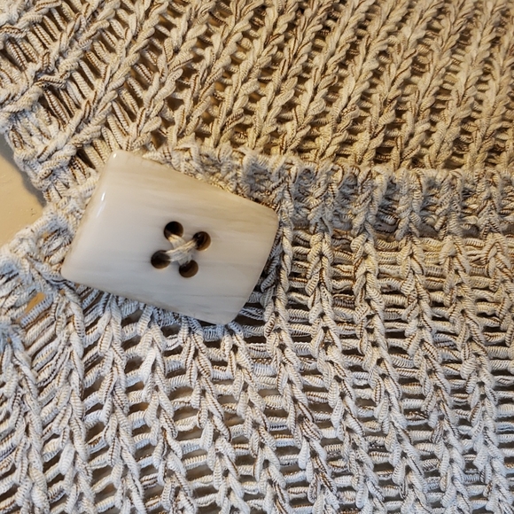 Effortless Style NWOT One Button Cardigan Sweater Sz M - Picture 6 of 12